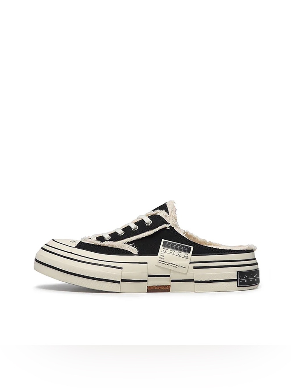 xvessel G.O.P. Slip-on Black women sneaker US7 (240cm)